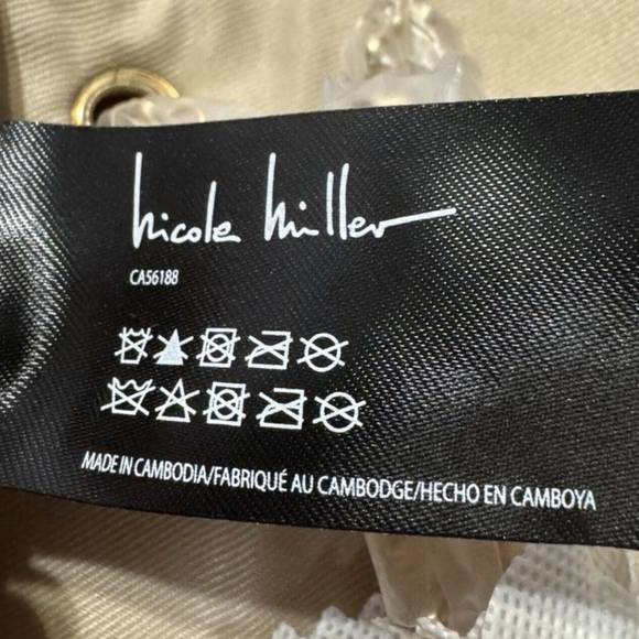 NWT Nicole Miller Evening Gold Sequin Chain Strap Crossbody Bag Clutch - Picture 6 of 6